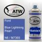 Preview: Ford, Blue Lightning Pearl, N6 / M7365: 400ml Sprühdose, von ATW Autoteile West.